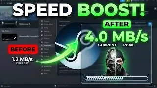 HOW TO SPEED UP STEAM DOWNLOADS | LIMIT DOWNLOAD SPEED & ADJUST STEAM SETTINGS