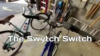 Как переместить аккумулятор велосипеда Swytch и управлять им с помощью руля