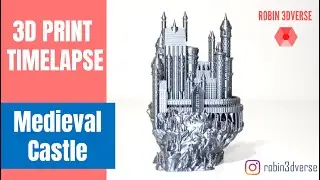 3D Printed Medieval Castle 🏰 || 3D Printing Timelapse