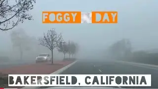 Foggy Weather in Bakersfield California 