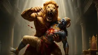 Narasimha Avatar Animation | Hiranyakashipu Vadh Story in 4K | Vishnu Dashavatara#satyagyaan 