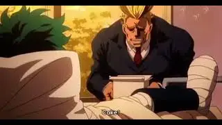 All might offers deku cake 😅