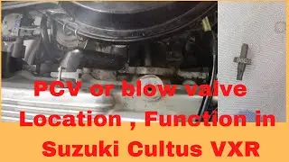 PCV valve,location and function, or blow valve