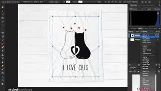 How to add design to JPG image with Affinity Photo