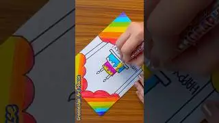 Cute Birthday card🎂 #shorts #shortvideo #youtubeshorts