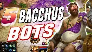 Smite: 1 vs 5 Bacchus Bots Challenge!