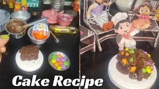 Miniature Cake Recipe With Rusk|Yummy Cake Recipe By Miniature Kitchen|#miniaturecake #cakerecipe
