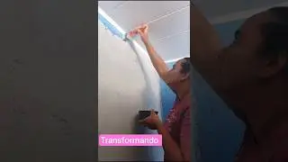 Transformando 😍🤌 #youtubeshorts #humor #topz #fyyy #reforma #pintando #tintacaseira #obra #shorts