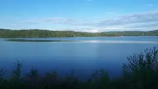 Panoramic view from the train route of Stockholm Gothenburg Sweden (part 1) #gothenburg
