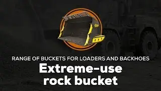 Extreme-use rock bucket (GLH series)