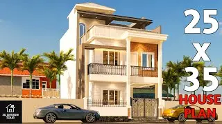 25X35 house design,duplex house with interiors 875 Sqft House plans, 2bhk House 100 gaj house design