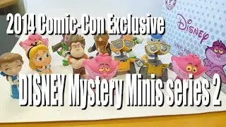 2014 SDCC Exclusive FUNKO Mystery Minis DISNEY series 2 vinyl minifigures / comic con