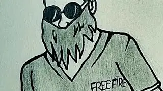 Free fire game character drawing easy#freefire#live#art#video#youtube#artist 