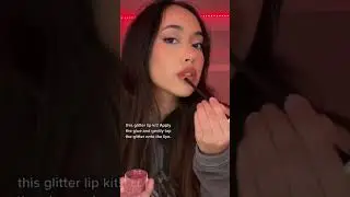 Glitter lips tutorial. All products linked on my tiktok. @alishbaalim x