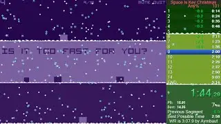 (WR) [2:57.883] Space Is Key Christmas - Any% Speedrun