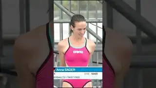 Women&rsquo;s diving by Anna Bader #shorts #diving