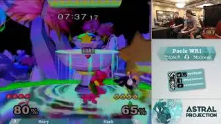 [Melee Pools WR1] Rusty(Samus) vs Hank(Sheik) [DownB_ September Monthly | Astral Projection]