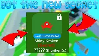 I GOT THE NEW SECRET PET (1T STATS) IN NINJA CLICKER / NEW UPDATE / ATLANTIS ISLAND