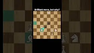 beautiful bishop sacrifice ♟️ #chess #brilliantmove #chesstactics #chesssacrifice #chessmaster