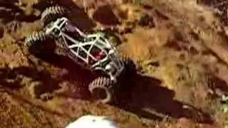 white rock crawler clmbing across Balls Hill