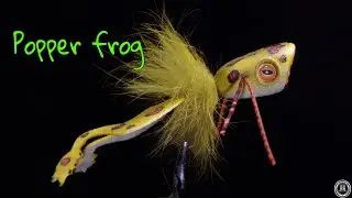 fly tying POPPER FROG por Jorge G