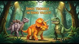 Dino Trouble in Dino Valley | Funny Dinosaur Story for Kids | Teamwork Adventure Animation