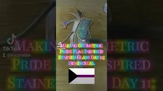 Day 11 of Turning Pride Flags into Geometric Stained Glass Suncatchers!