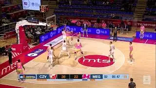 Nikola Đuri&scaron;ić pulls off a very nice play (Crvena zvezda mts - Mega MIS, 18.12.2022)