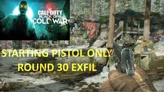 Starting Pistol Only Challenge, BOCW Zombies