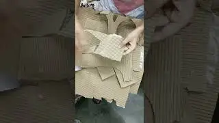 How to make corrugated sheet at home #ideas #craft.