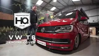 How to fit a Genuine VW T6 engine cover by Transporter HQ