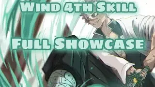 Wind Breathing 4th Skill Showcase - Demon Slayer RPG 2 [Roblox]