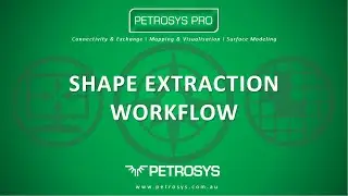 Shape Extraction Workflow - Petrosys PRO