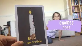Kids yoga poses -  Candle pose | Kids yoga moves