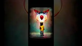 Stephen King&rsquo;s t artwork original vs edit #wkzzrt #stephenking #it #wkzzrproductions #horror