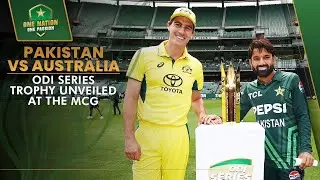 Pakistan vs Australia ODI Series Trophy Unveiled at the MCG | PCB | MA2A