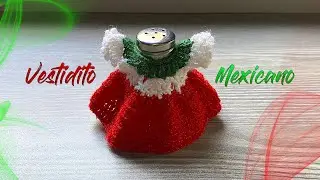 VESTIDITO Mexicano tejido a CROCHET para SALERO