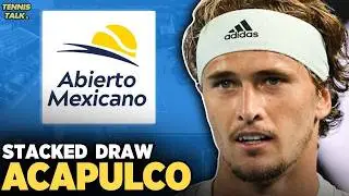 Зверев и Де Минаур оказались в сложной сетке турнира ATP в Акапулько 2026 | Новости тенниса