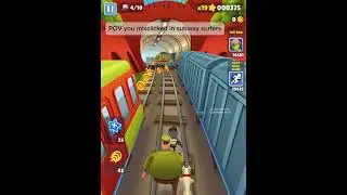 When you misclick in subway surfers. #aadvik #shorts #subwaysurfers #gaming #misclick