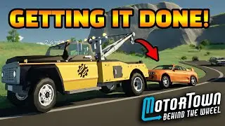 Using the RIGHT Truck for the JOB! | Motor Town: Behind the Wheel - EP 3