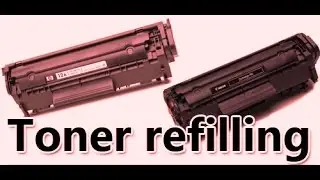 How to Refill canon LBP 2900  toner cartridge