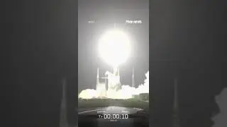 LIFTOFF: SpaceX rocket blasts off to deliver supplies to International Space Station #shorts