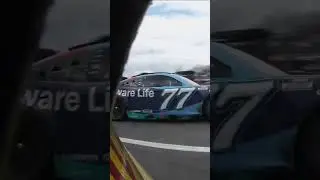 short track racing between Carson Hocevar and Chris Buescher