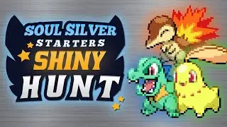 Pokemon SoulSilver Starters Shiny Hunt - 6,300+ Resets - LIVE