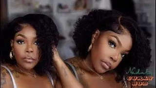 OMG!! I Tried a BOMB Pixie Cut Curly Bob No Work Needed | Beginner Lace Wig Ft Nadula Hair Amazon
