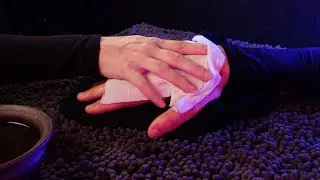 Relaxing Hand Bath ASMR &bull; Washing the Paint Off