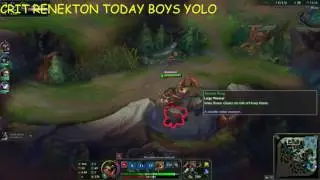 CRIT RENEKTON IN CHALLENGER?! [ROMANIUM] (8-2)