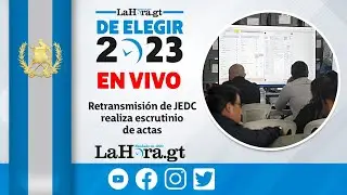 #EnVivo: JEDC 2023 contin&uacute;a el proceso de ingreso de datos de actas