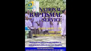 January Baptism 2026 - Saturday 17th January 2026