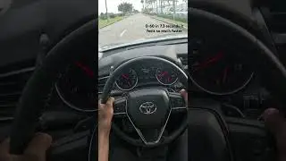 2019 Toyota Camry 0-60 in 7.3 seconds it feels faster than 7 seconds #automobile #toyota #camry #XSE